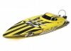Marine Aquaholic V2 Brushless RTR Deep Vee Racing Boat 730mm (Yellow/Back)